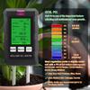 6-in-1 Soil Tester For pH Moisture Light Temperature Fertility Humidity/Rotatable Screen/Battery Powered