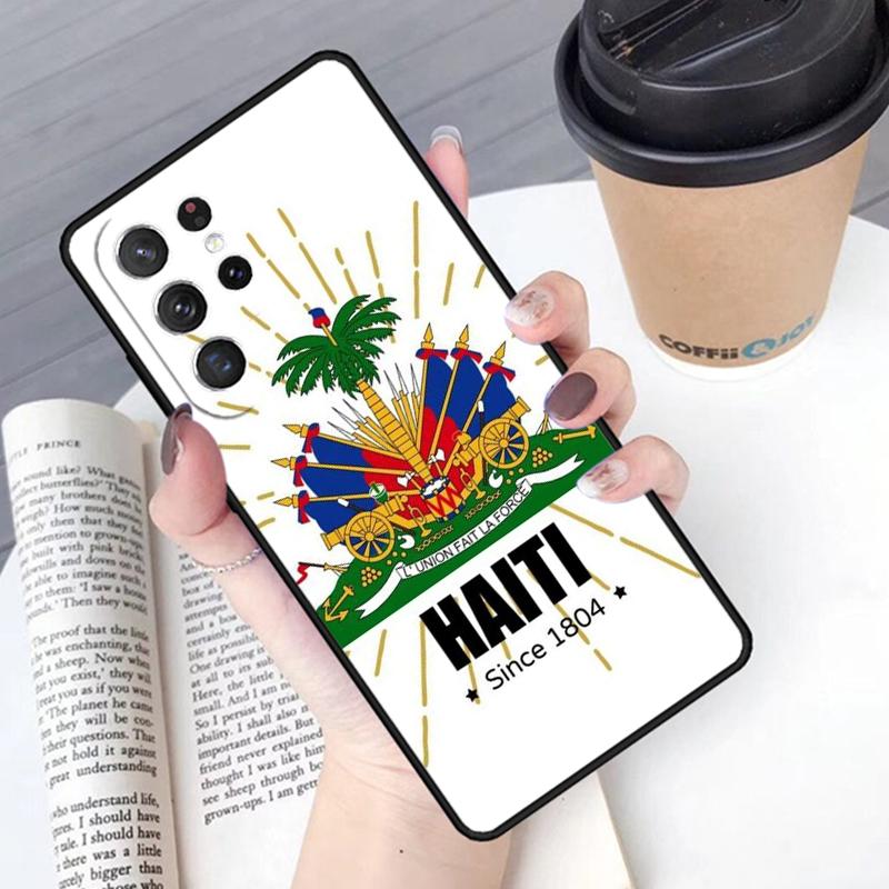 Гаити Гаитянский флаг чехол для телефона Cover Для Samsung Galaxy S24 S25 Ultra S21 S22 Ultra S10E Note 10 Plus Note 20 FE S23 Note10 Pro(Plus)