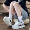 Hong Kong style Baijiu red platform casual board shoes women's ins tide 2025 summer new height increase versatile bread shoes women