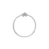 Pandora Asymmetric Star Buckle Snake Bone Chain 925 Silver Bracelet Women's Style 599639C01
