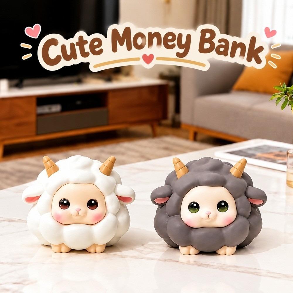 Large Capacity Vinyl Money Box Eco-friendly PVC Kids Coin Pot Unbreakable Saving Jar Little Girls