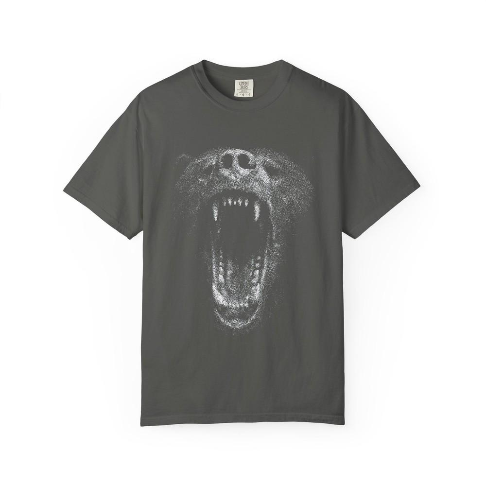 Fierce Bear Tshirt Vintage Nature Graphic Tee Unisex Animal Lover Gift