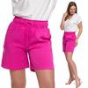 Women's High Waist Shorts with Pockets Airy Shorts MORAJ XL PINK