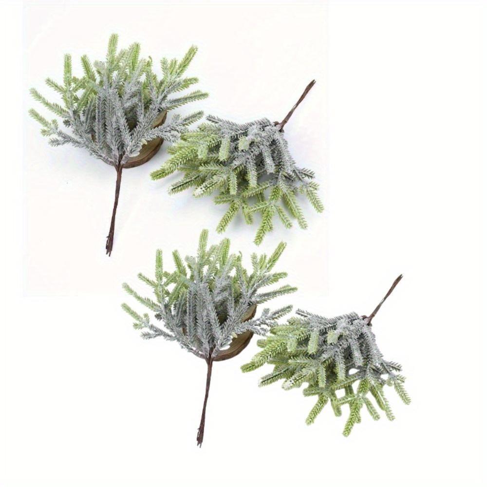 

4 комплекта искусственных растений, рождественских елок, свадебных украшений для дома, аксессуаров, декоративных цветов, венков для скрапбукинга, искусственных сосновых иголок 4 Bundles