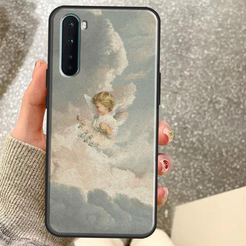 Cartoon Angel Baby Printing Case For OnePlus 15 13 12 11 10 10R 12R 13R 15R 13T 10T 8T Nord 5 CE 2 3 4 Lite N20 N30 Coque
