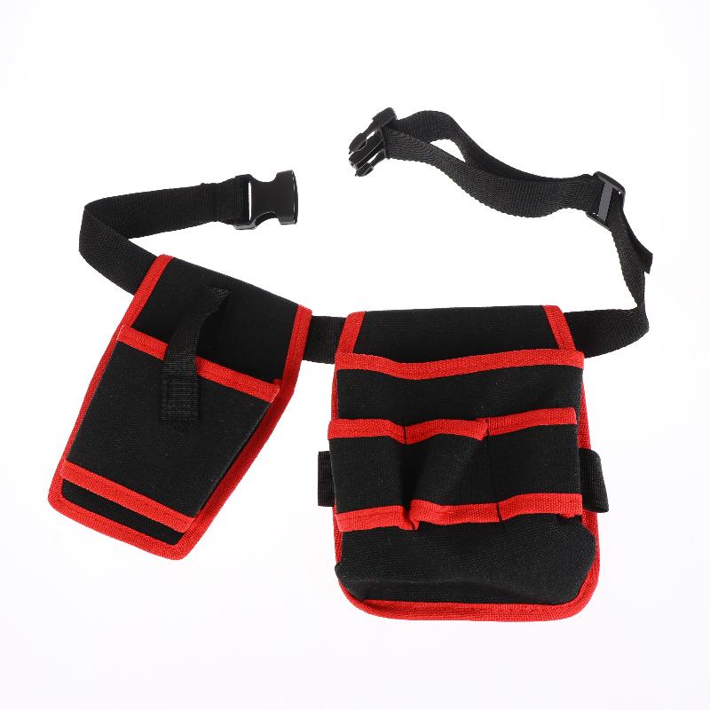 360 Rotating Electrician Tool Bag Waterproof Adjustable Waist Belt Pouch Multiple Pockets Wear-Resistant Tools Storage Bag