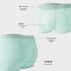 Men's Seamless Ice Silk Boxer Briefs (4-Pack)