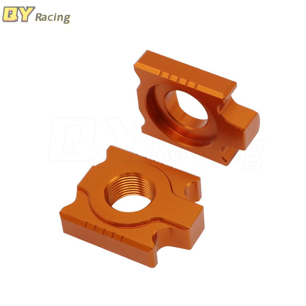 Motorcycle CNC Rear Chain Adjuster Axle Blocks For KTM SX SXF XC XCF XCW XCWF EXC EXCF Husqvarna TC FC TE FE 125 250 350