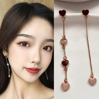 Women's Girlfriend Anniversary Feminine Drop Earrings