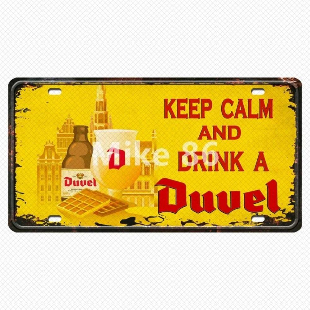 Ölplåtskylt Vintage Väggdekor 15x30cm