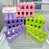 Nail Master Universal Toe & Finger Separator - Peach Heart EVA Cotton Sponge.