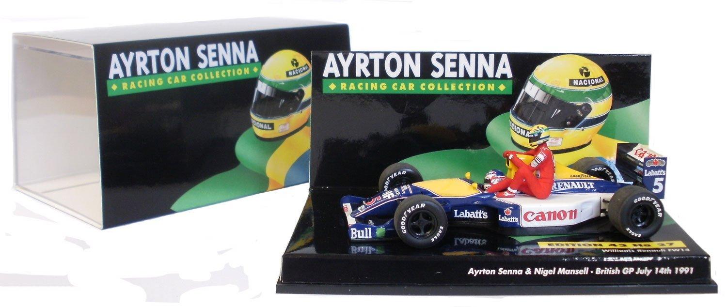 1/43 Ayrton Senna & Nigel Mansell British Grand Prix, July 14, 1991
