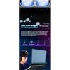 D17 Gaming Laptop Cooling pad for 15-21'' Notebook Cooler Stand w/ RGB Light 2 Fans 5 Angle Adjustable LED Screen Laptop Bracket