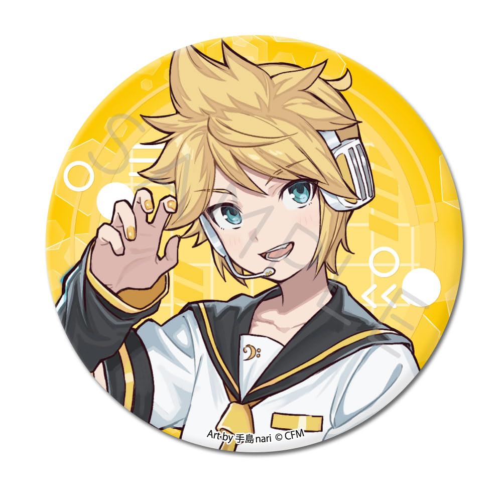 Hatsune Miku & Piapro Characters" Round Tin Badge [76mm] [6 Types Trading] Box of 6