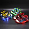 Marvel Boys Girls Spider-Man Princess Led Light Up Luminous Sports Sandals Summer Kids Sandals Non-slip Toddler Shoes