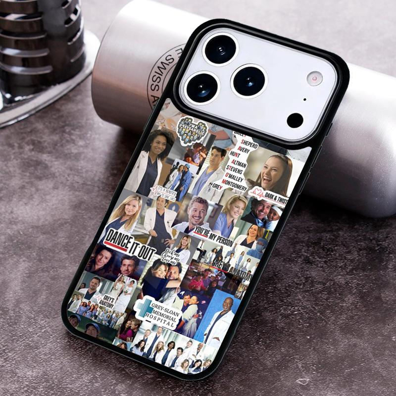 Greys Anatomy TV Show Meredith Phone Case for iPhone 17 16 15 Pro Max Air 14 13 12 11 Plus Shockproof Cover