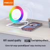 RSK-W28 Bluetooth Speaker with 4-in-1 Wireless Charger & RGB Light CN plug (adapter included)