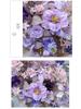 Purple Themed Wedding Arch Decoration: European Style Artificial Floral Art