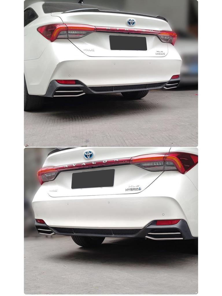 Toyota Avalon Rear Bumper Exhaust Stainless Steel Decorative Strip 2019-2025