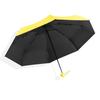 New Macaron Color Five-Fold Ultra-Light Sun Protection Compact Mini Umbrella with Buckle Handle