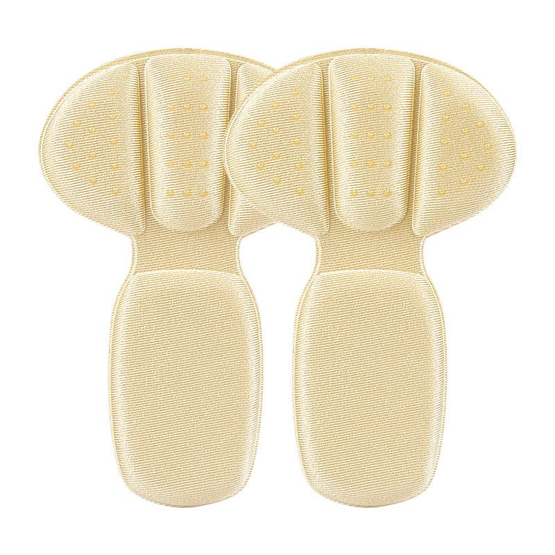 Heel Sticker 2-in-1: Thickened, Anti-Abrasion Non-Slip Pad for High Heels; Adjustable Half-Size Adhesive for Secure Fit