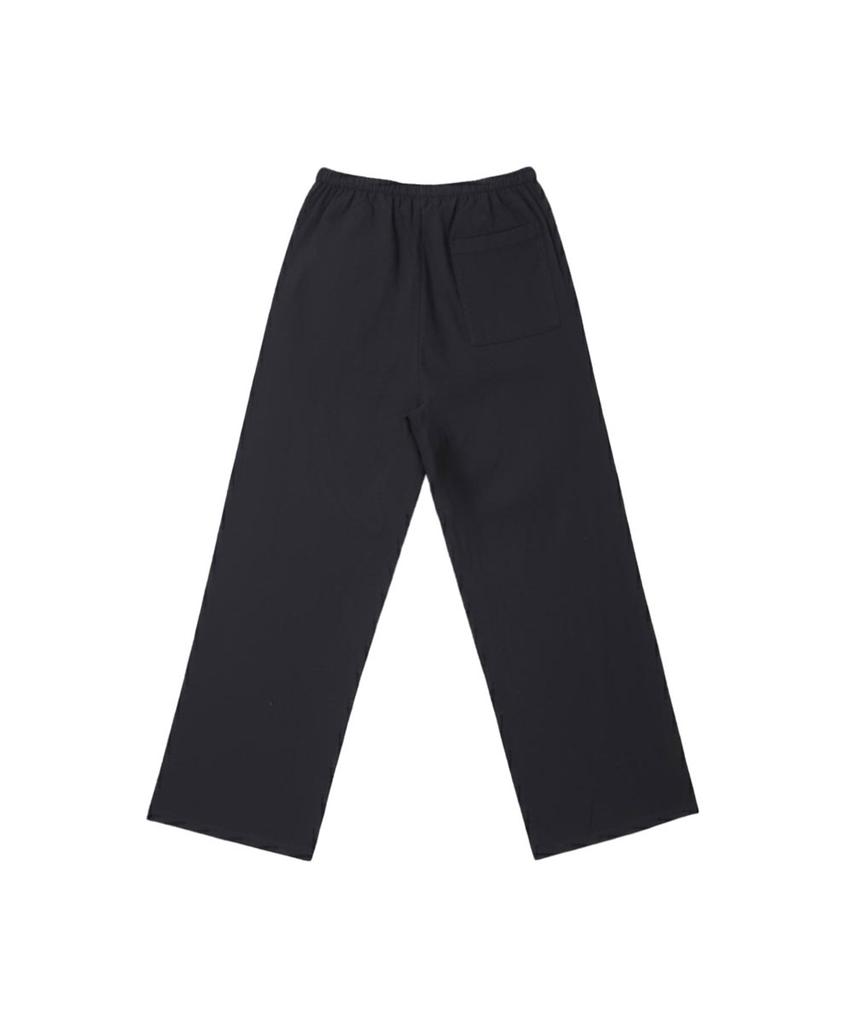 VIKINI VENDER Slow Linen Elastic Waist Wide Pants - Navy