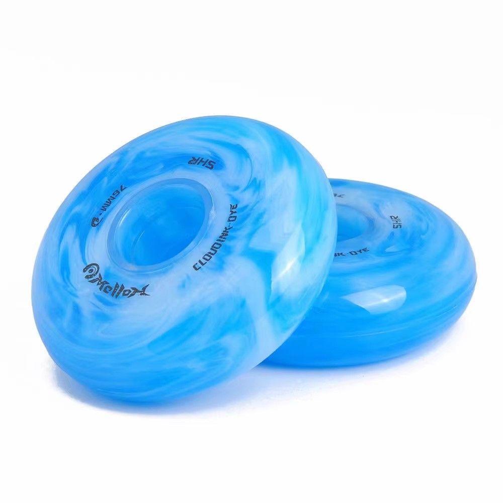 Ruidongle Flat Flower Wheel High-end Fancy Wheel 83A Professional High-elastic and Wear-resistant Roller Skate Wheels