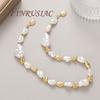 Baroque Beads 18K Gold Plated Spacer Beads,Bracelets Beads Accessories,Separators For Beads,DIY Pearl Necklace Jewelry Making