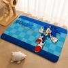 Classic Anime S-Sonic Characters Floor Mat Floor Mat Soft Flannel Non-Slip Door  Rug for Living Room