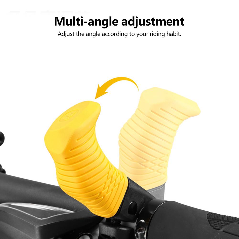 1 Pair Mountain MTB Bicycle Bar Ends Ergonomic Mini Thumb Grips 22mm Mountain Bike Handlebar Nylon Inner Bar Cover Cycling Parts