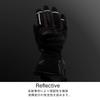 KOMINE Carbon Protect Electric Motorcycle Size L Carbon Stretch Electric for and Spring Gloves, Black, (EK-200), Waterproof, Cold-Weather, Fiber,