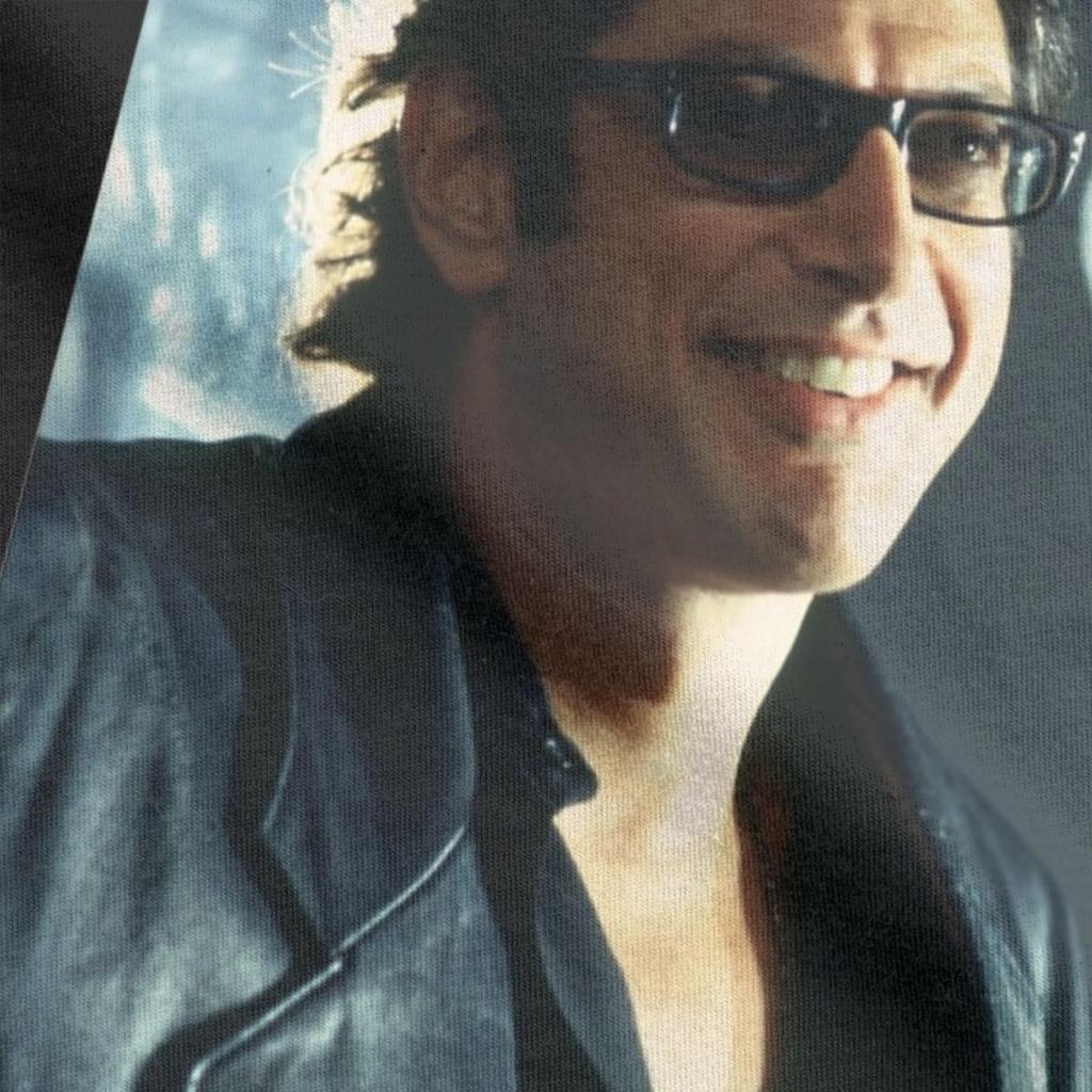 Jurassic Parks Dr.. Ian Malcolm Sexy Chaostheoretiker T-Shirt Herren Baumwolle Vintage T-Shirts Rundhals T-Shirts Kurzarm Kleidung Grafik