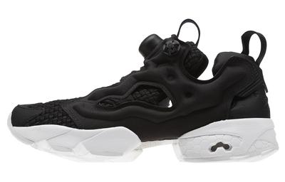 Instapump Fury Woven Running Shoes Black/White Women's CM9791