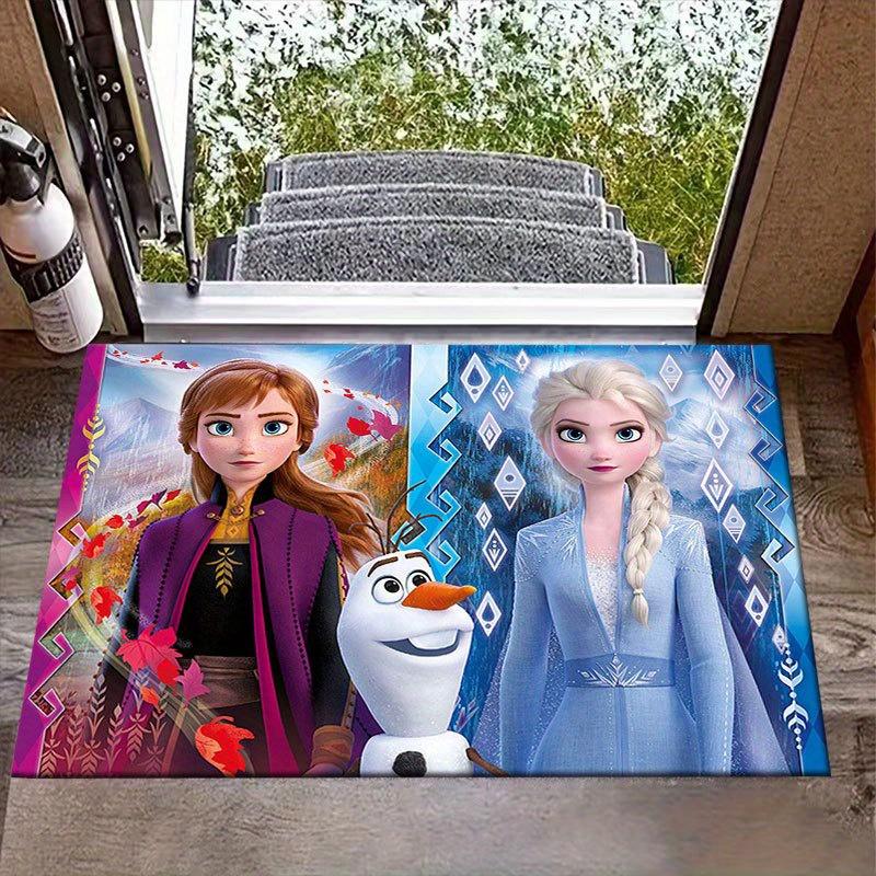 1pz Tappeto Disney Frozen Tappeto da Area Tappeto Antiscivolo Lavabile a Mano Tappetino per Pavimento Adatto per Soggiorno Camera da Letto Decorazione per la Casa