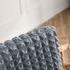 Thick 3D Bubble Gauze Chair Cover with Lace Hem Universal Stretch Elastic Dining Chair Slipcover