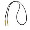 Bolo Tie PU String Craft Kits Jewelry Making Materials with Metal Pendant for Neck Tie Chain Jewelry Making Craft Supply