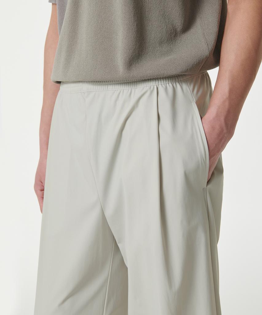 Musinsa Standard Cooling Loose Tapered Elastic Waist Pants [Dusty Cream]