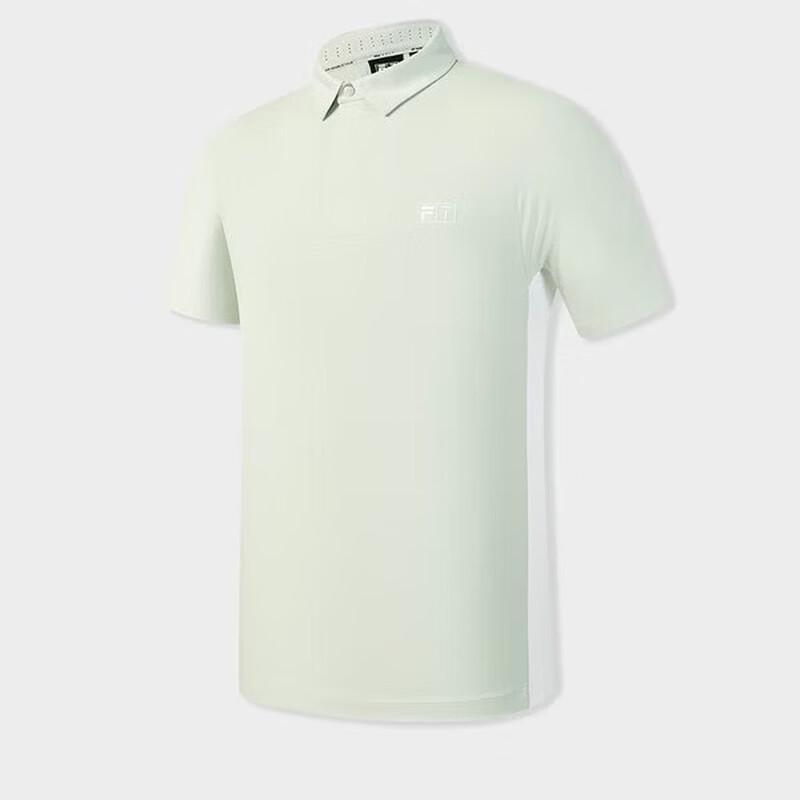 FILA Men s Knitted Colorblock Golf Polo Shirt XL