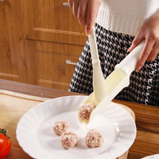 1 Set Meatball Maker Sub-section Design Labor-saving Anti-slid Handle Rice Ball Maker for Kitchen