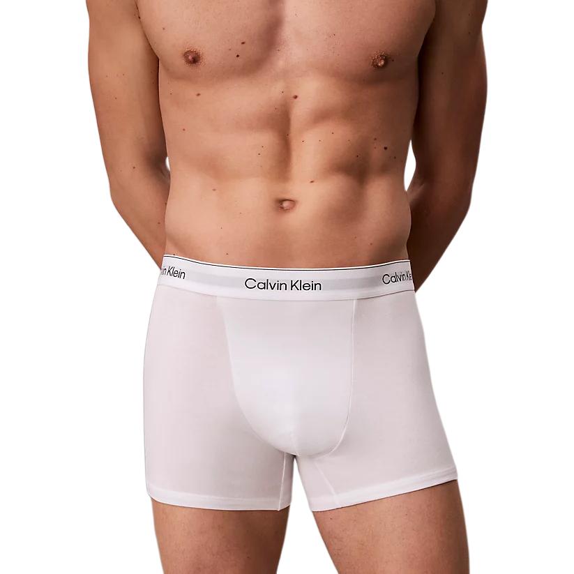 Calvin Klein Casual Logo Comfortable Mid-Rise Boxer Briefs European Version 3-Pack Men Underwear LV00NB4286-MP1