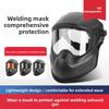 Head-mounted Welding Mask Welder Welding Welding Welding Protective Surface Grinding and Cutting Anti-impact UV Protection Helmet