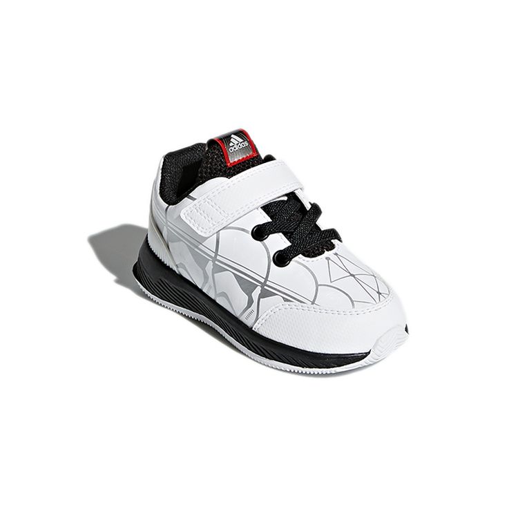 Adidas Star Wars X  Rapidarun Durable Low-Top Walking Shoes Baby Shoes White Black CQ0120