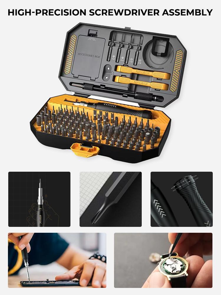 145 In 1 Precision Screwdriver Set Hex Phillips Magnetic CR-V Bits For iPhone PC Professional Repair Hand Tools