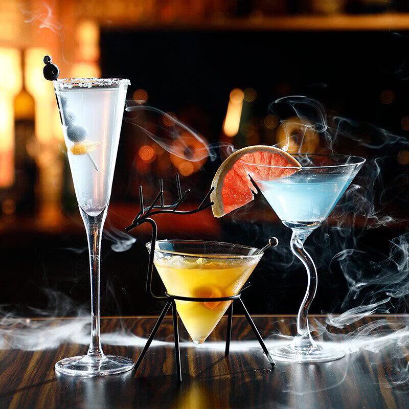 Creative Glass Cocktail & Champagne Goblet Set