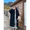 Down Cotton-padded Clothes Women's Cotton-padded Clothes Winter New Loose Over the Knee Long Thickened Cotton-padded Jacket Tide