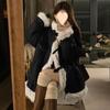 Retro and Fur Integrated Sheep Cake and Woolen Jacket for Women's Winter Design with A Sense of Niche and Loose Fitting