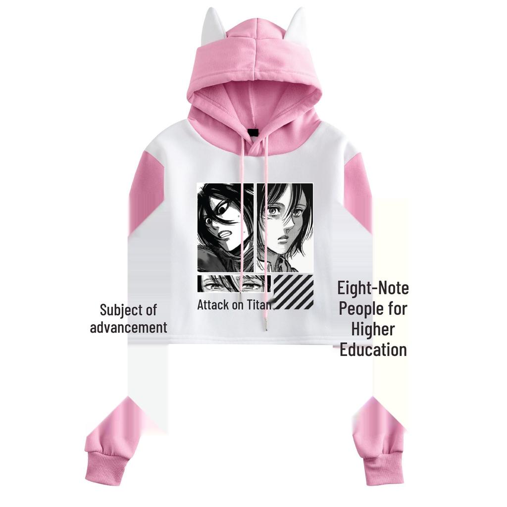 Attack on Titan Anime Unisex Fleece Hoodie - Autumn/Winter Collection