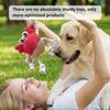 Squeaky Crab Dog Toy with Rope Legs - Durable Chew Toy for Small Dogs | Built-in Whistle & Crinkle Sounds | Teeth Cleaning | Interactive Dog Toys for