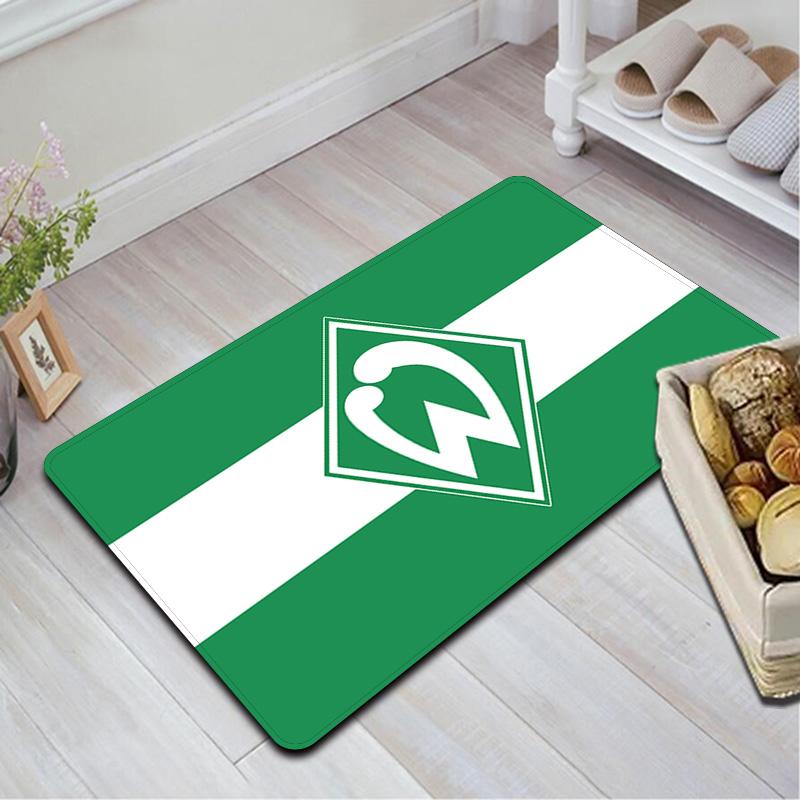 SV Werder Bremen Pattern Rug Floor Mat for Living Room or Bedroom Soft and Comfortable Carpet a Gift for Birthday and Holiday.