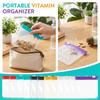 12 Clear Bags Portable for Travel Storage
